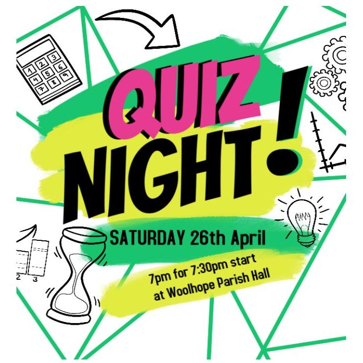 Quiz Night on Saturday 26th April